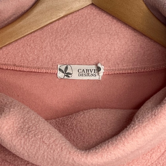 Carve Designs Fleece Jacket Pink Size Large - Picture 2 of 4